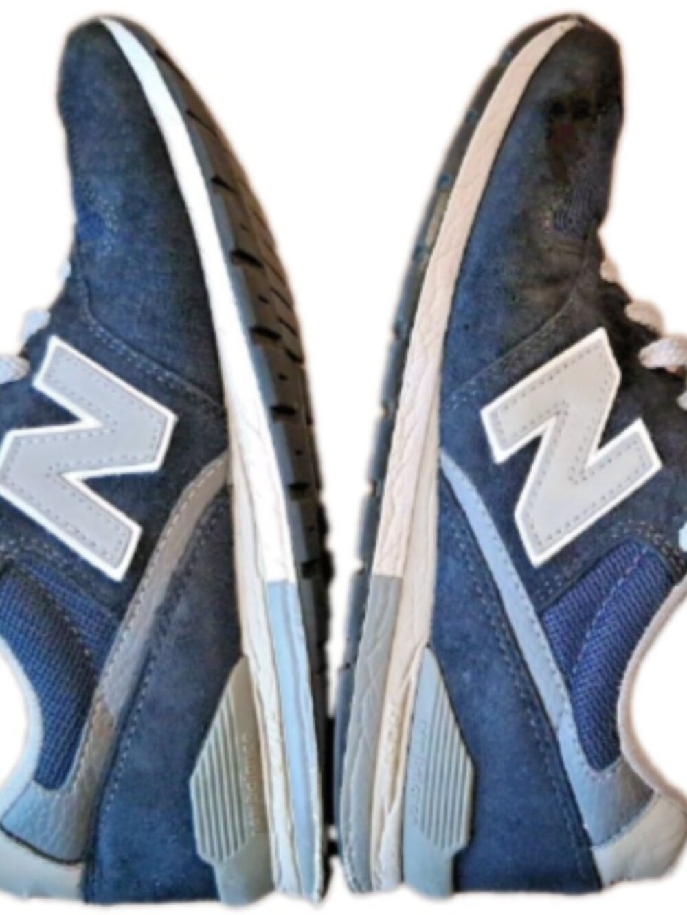 New Balance 996 CM996NV2 Navy Blue Grey Retro Sneakers Size 8